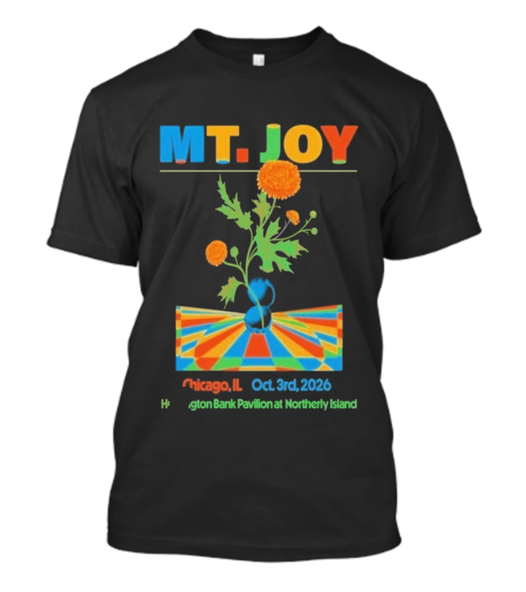 MT. JOY Chicago IL Oct 3 2026 Huntington Bank Pavilion Northerly Island T-Shirt