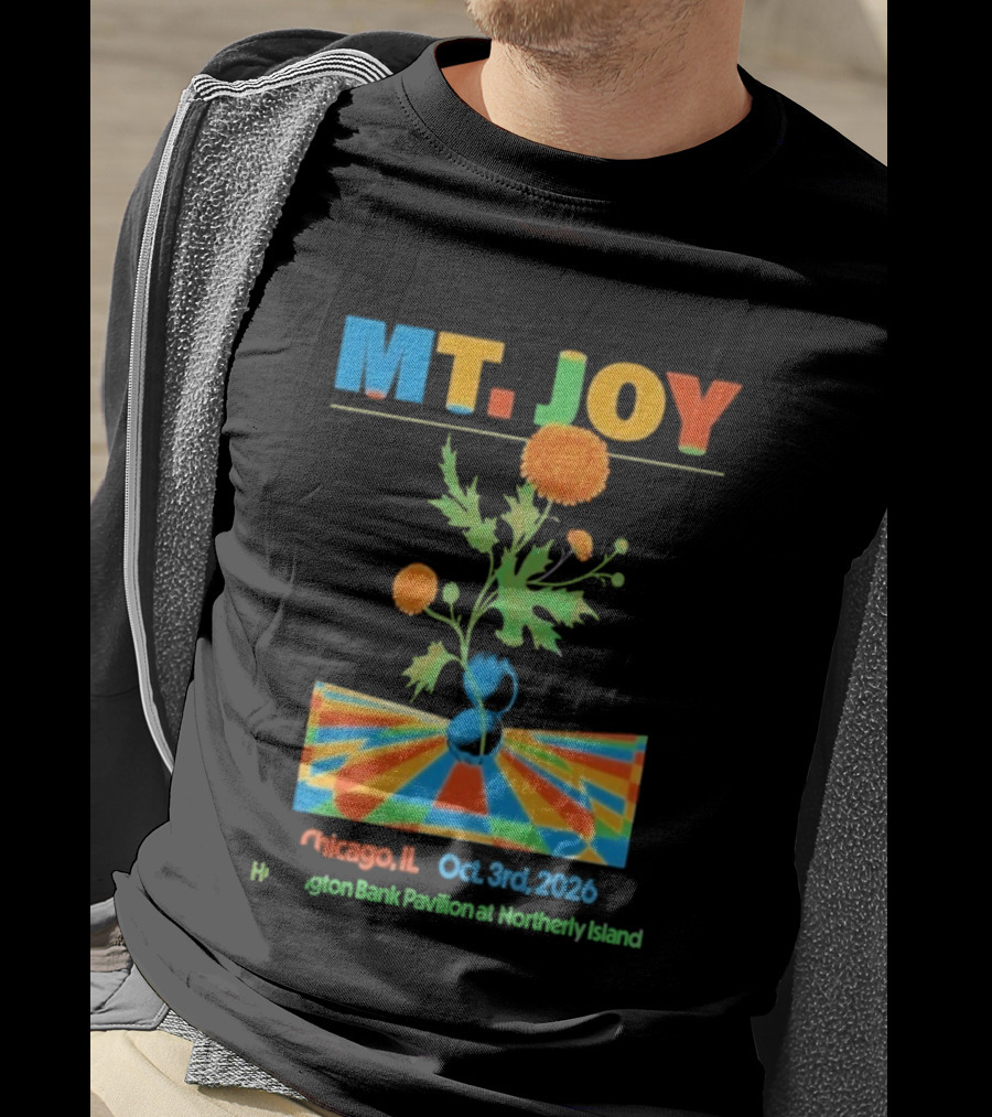 MT. JOY Chicago IL Oct 3 2026 Huntington Bank Pavilion Northerly Island T-Shirt