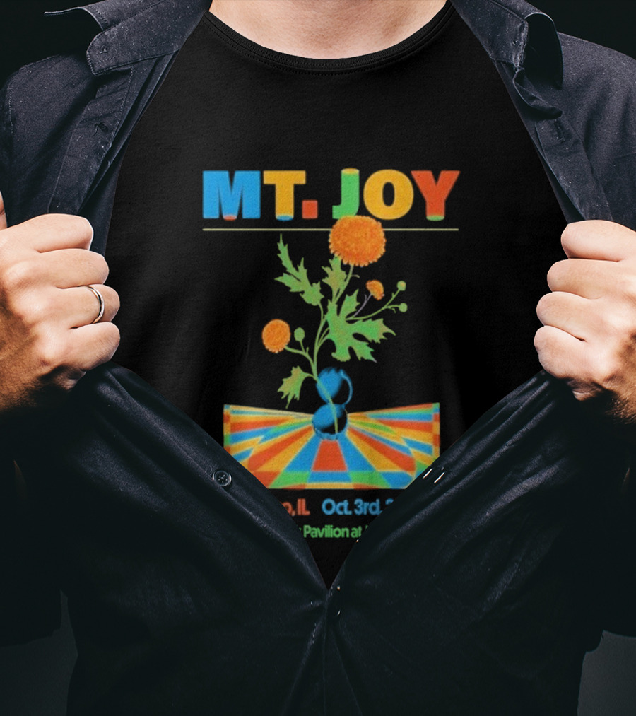 MT. JOY Chicago IL Oct 3 2026 Huntington Bank Pavilion Northerly Island T-Shirt