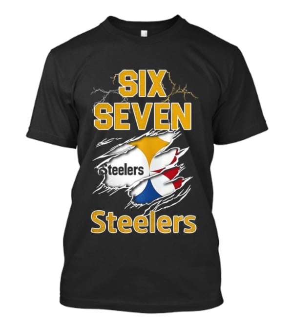 Pittsburgh Steelers Six Seven Steelers Football T-Shirt