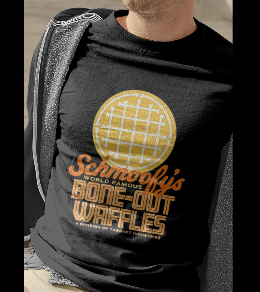 Schmoofy’s World Famous Bone-Out Waffles Exclusively At Specific Locale T-Shirt