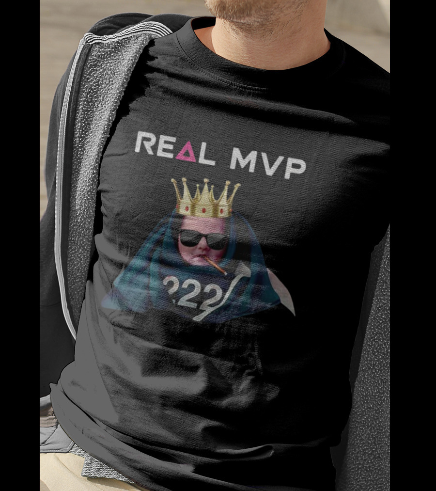 Real MVP Player 222 Baby Meme Squid K-Drama T-Shirt