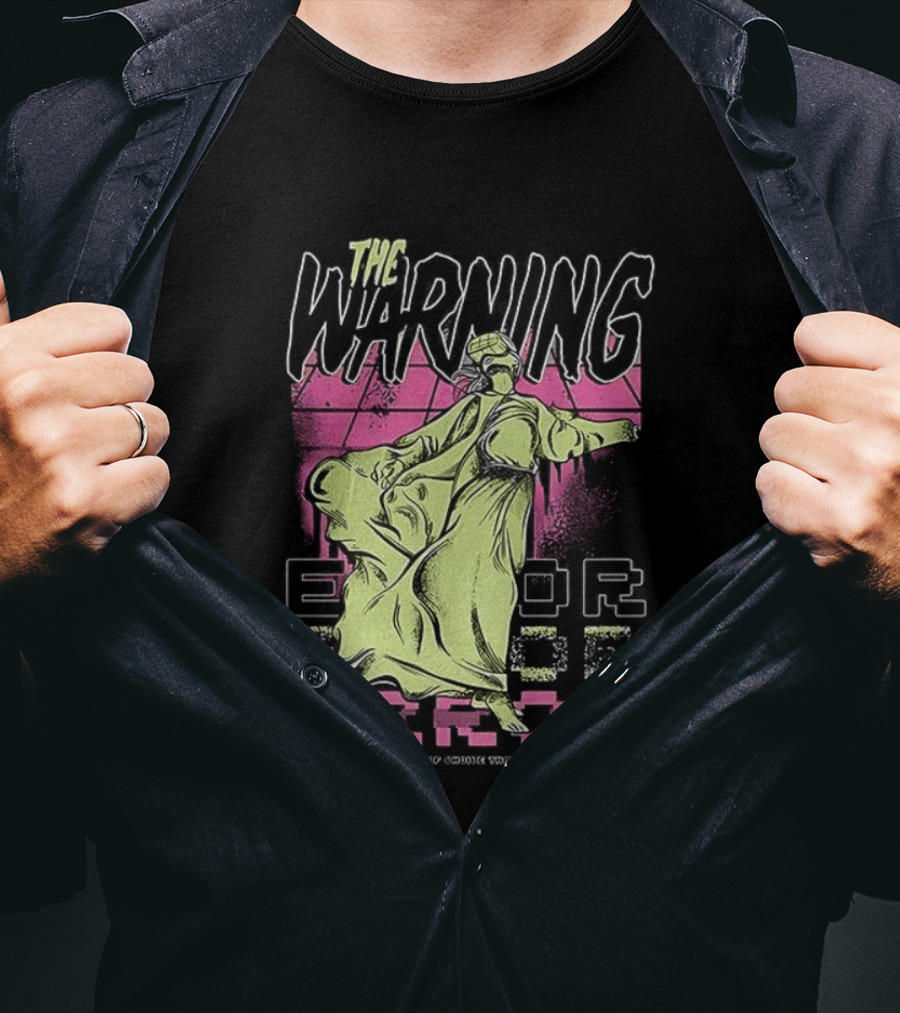 The Warning Error Retro Statue Style T-Shirt