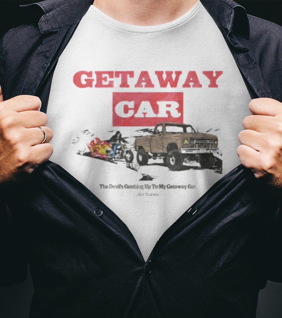 Getaway Car Alex Warren Store Merch Vintage Truck Fire Trail T-Shirt