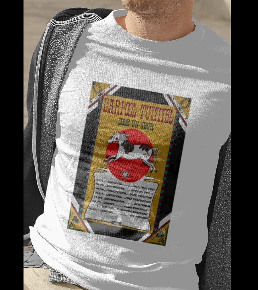 Carpool Tunnel 2025 UK Tour Glasgow London Venue Dates T-Shirt