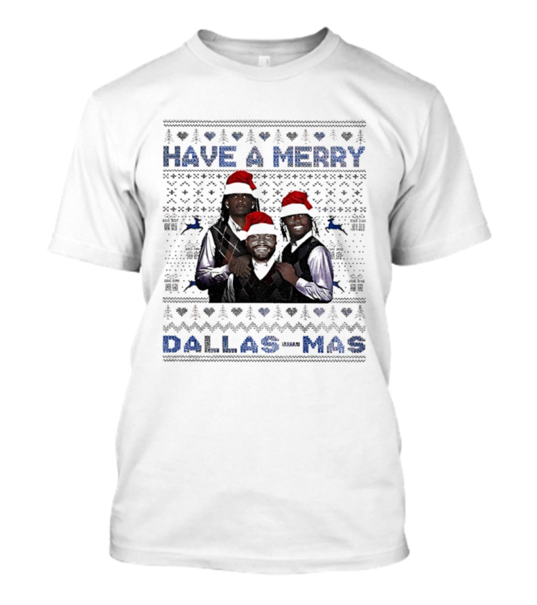 Have A Merry Dallas-Mas Ceedee Lamb Dak Prescott George Pickens Dallas Cowboys Christmas Sweater T-Shirt