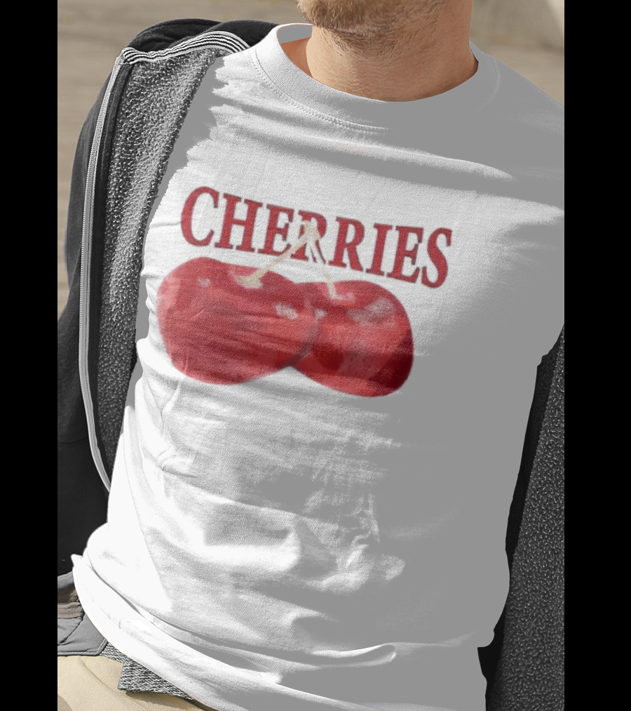 Cherry Daddy Issues Cherries Double Fruit Image T-Shirt