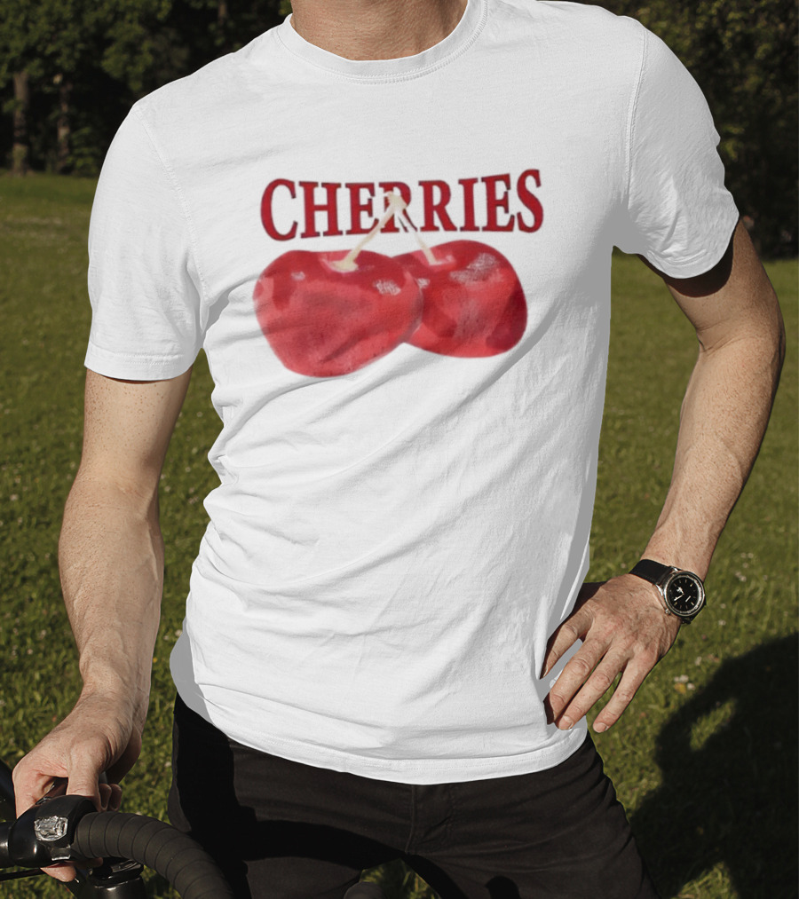 Cherry Daddy Issues Cherries Double Fruit Image T-Shirt