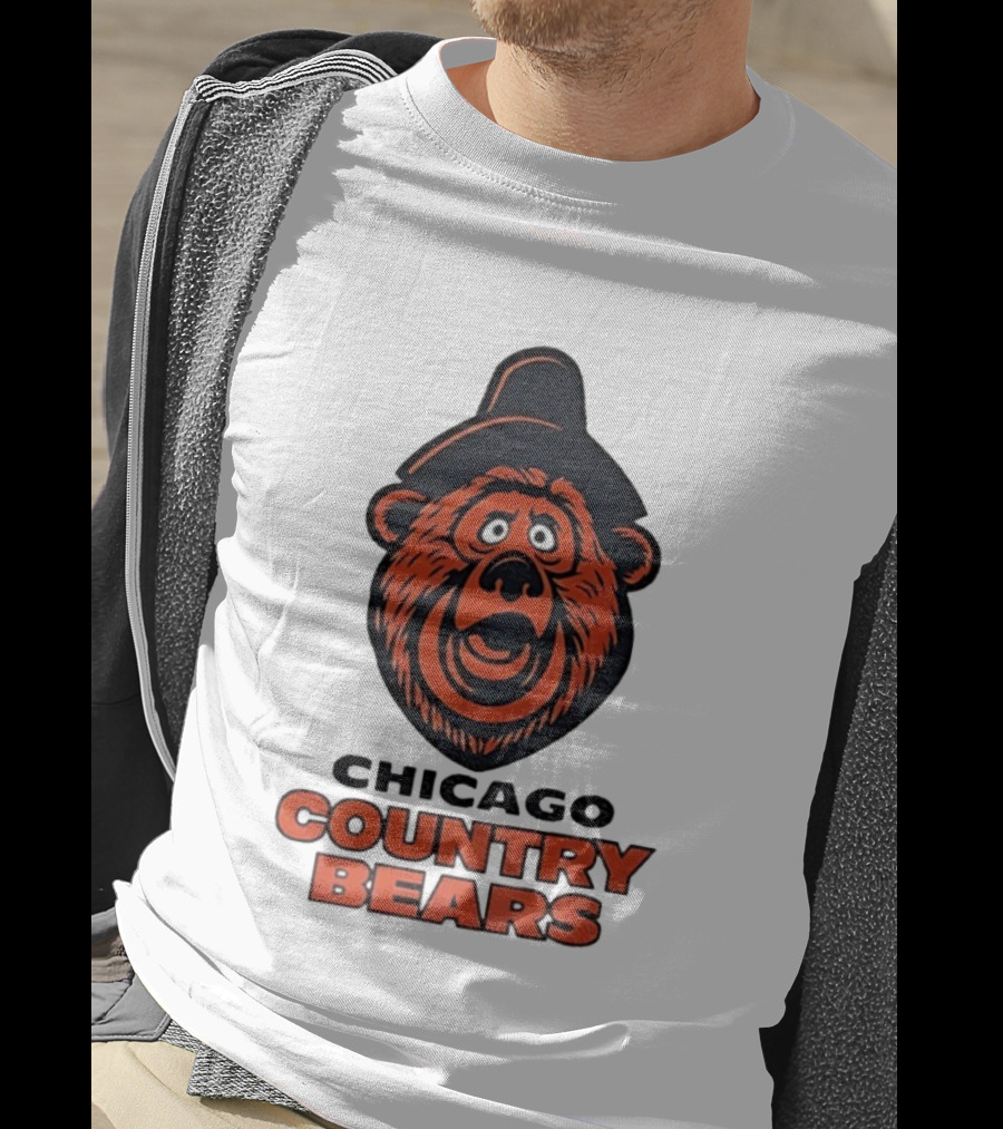 Chicago Country Bears Vintage Inspired Sports Logo T-Shirt