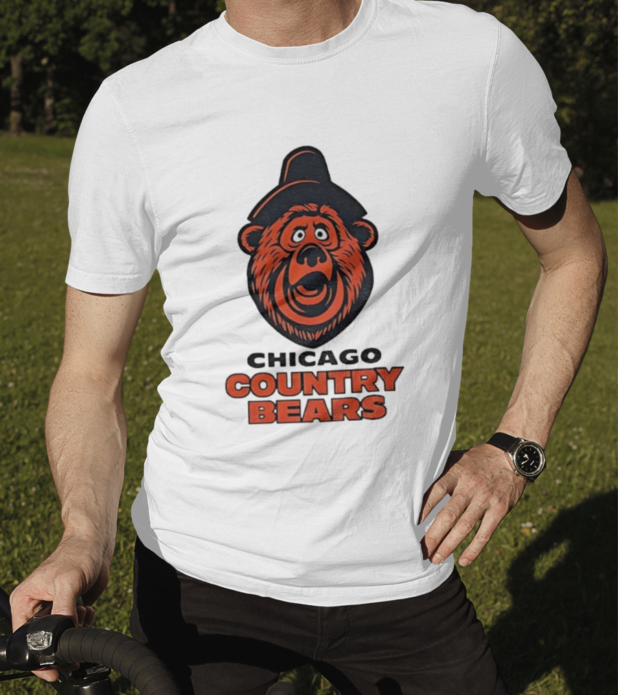 Chicago Country Bears Vintage Inspired Sports Logo T-Shirt
