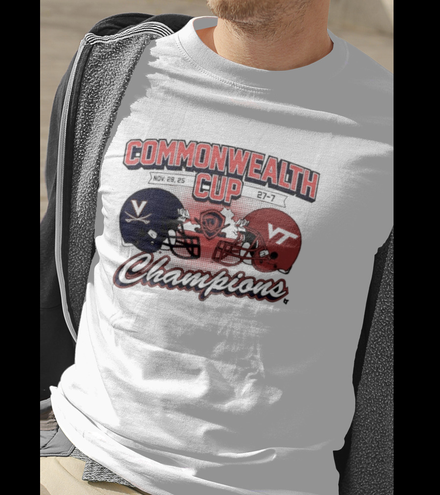 Commonwealth Cup Champions Virginia Cavaliers Vs Virginia Tech Hokies T-Shirt