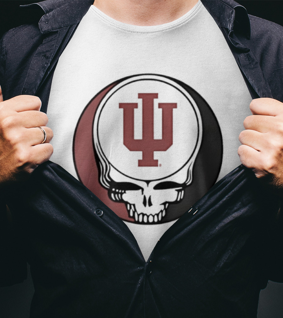Indiana University Grateful Dead Steal Your Face Mashup T-Shirt
