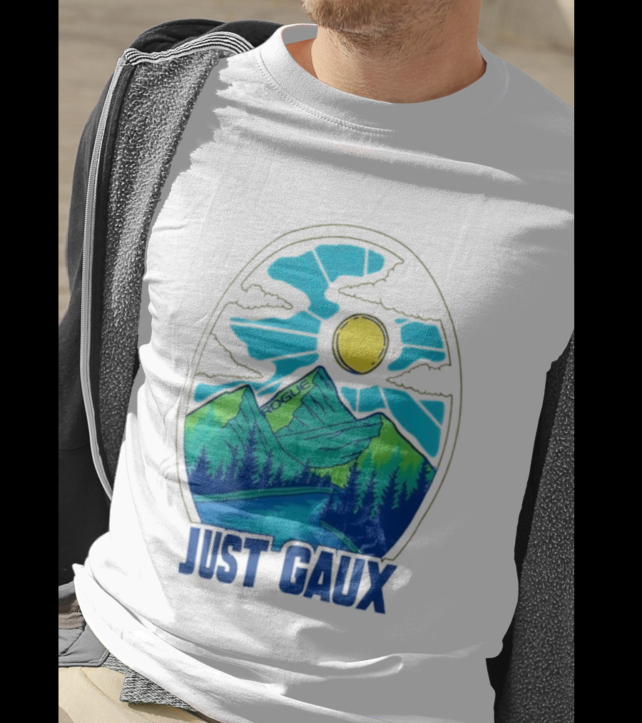 Just Gaux Margaux Alvarez Vintage Rogue Mountain Sun Art T-Shirt