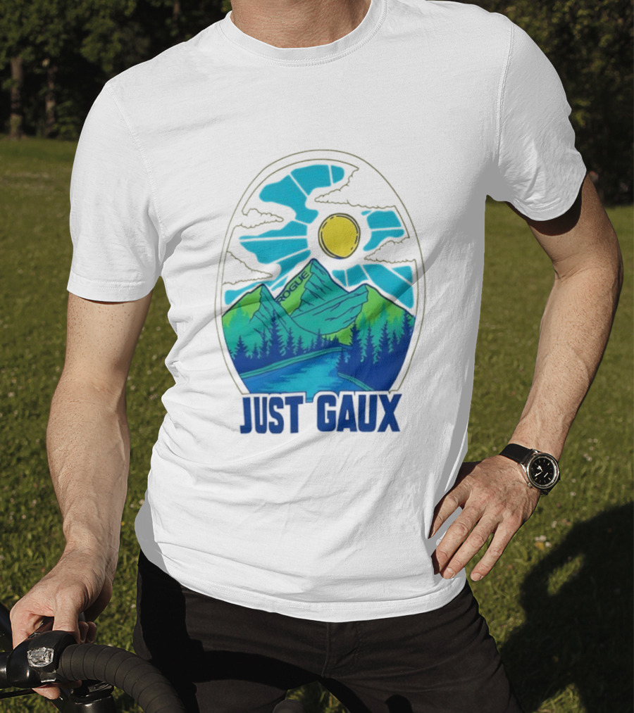 Just Gaux Margaux Alvarez Vintage Rogue Mountain Sun Art T-Shirt