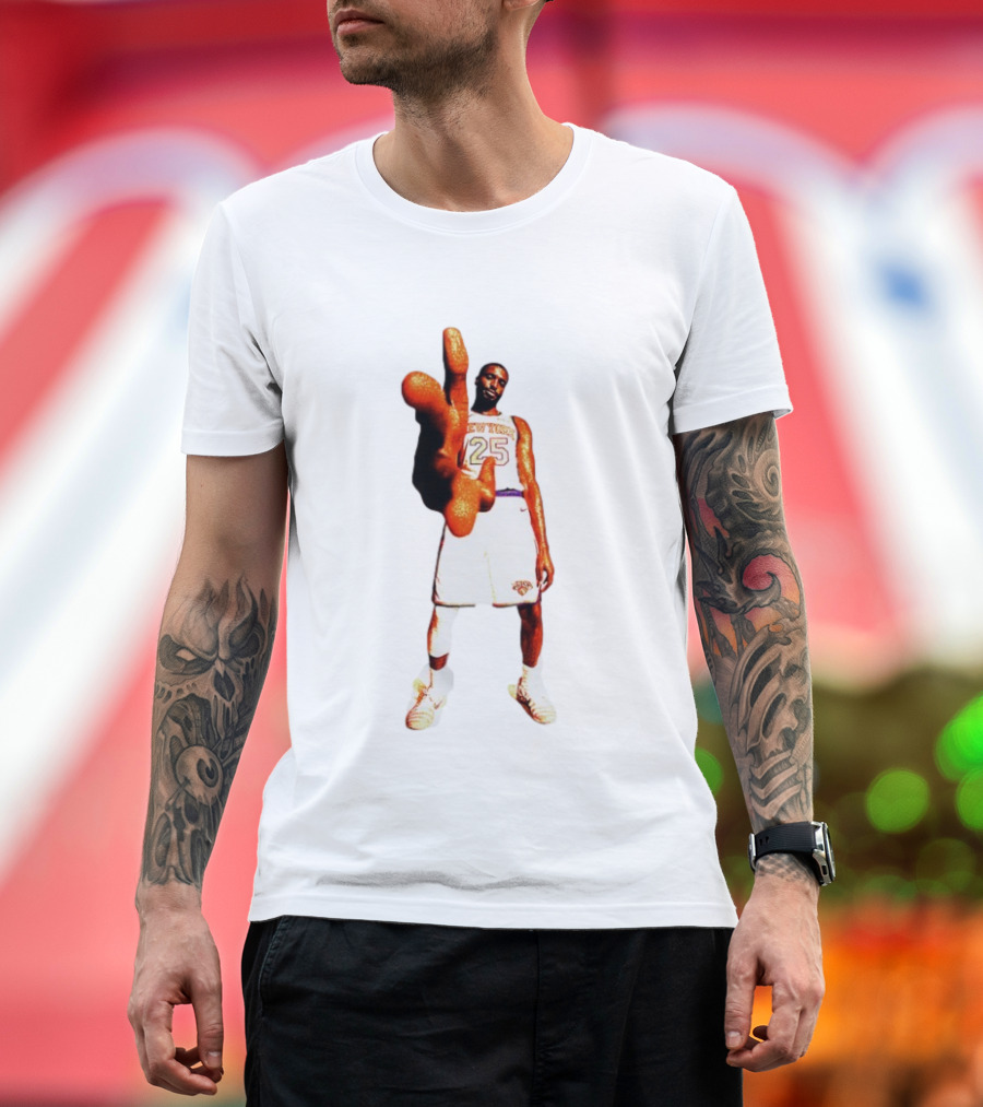 Mikal Bridges 25 New York Knicks Basketball T-Shirt