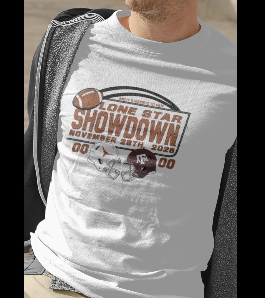 Lone Star Showdown November 29th 2025 Texas Longhorns Vs Texas A&M Aggies Score T-Shirt