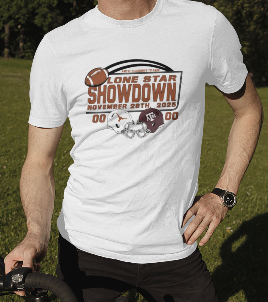 Lone Star Showdown November 29th 2025 Texas Longhorns Vs Texas A&M Aggies Score T-Shirt