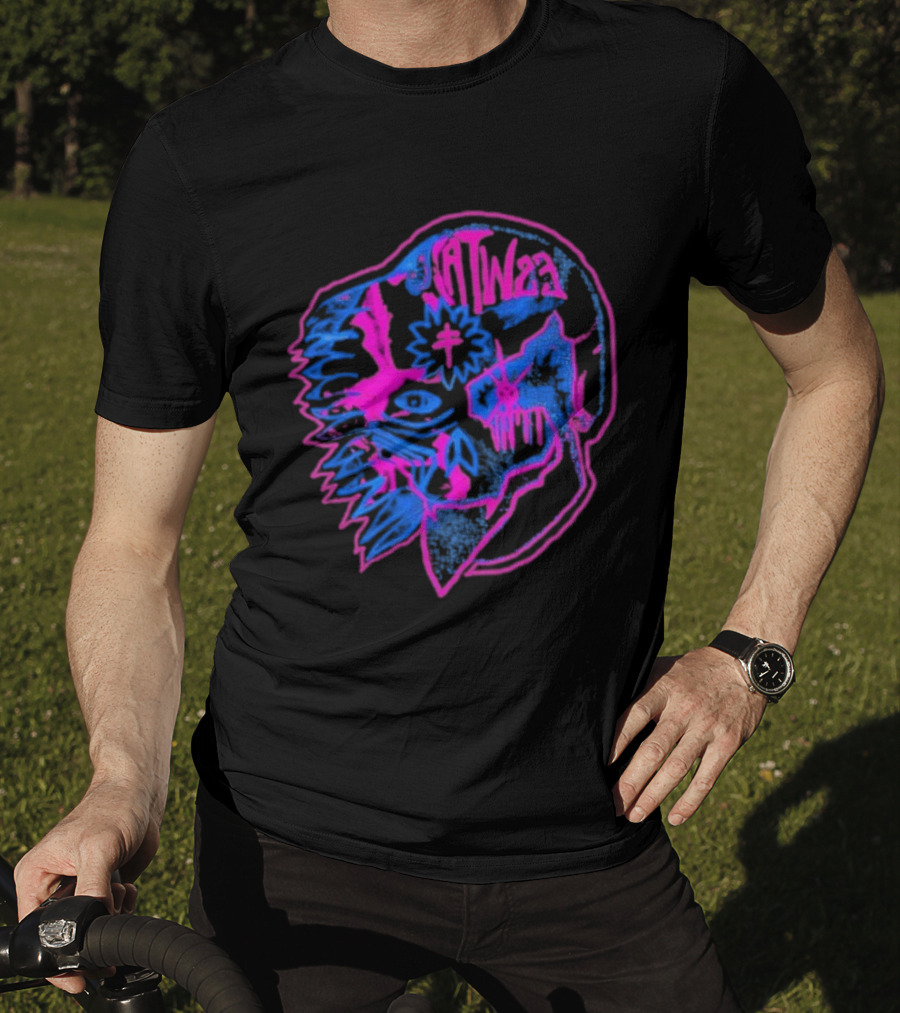 All Them Witches Acid Head Psychedelic Skull Art T-Shirt