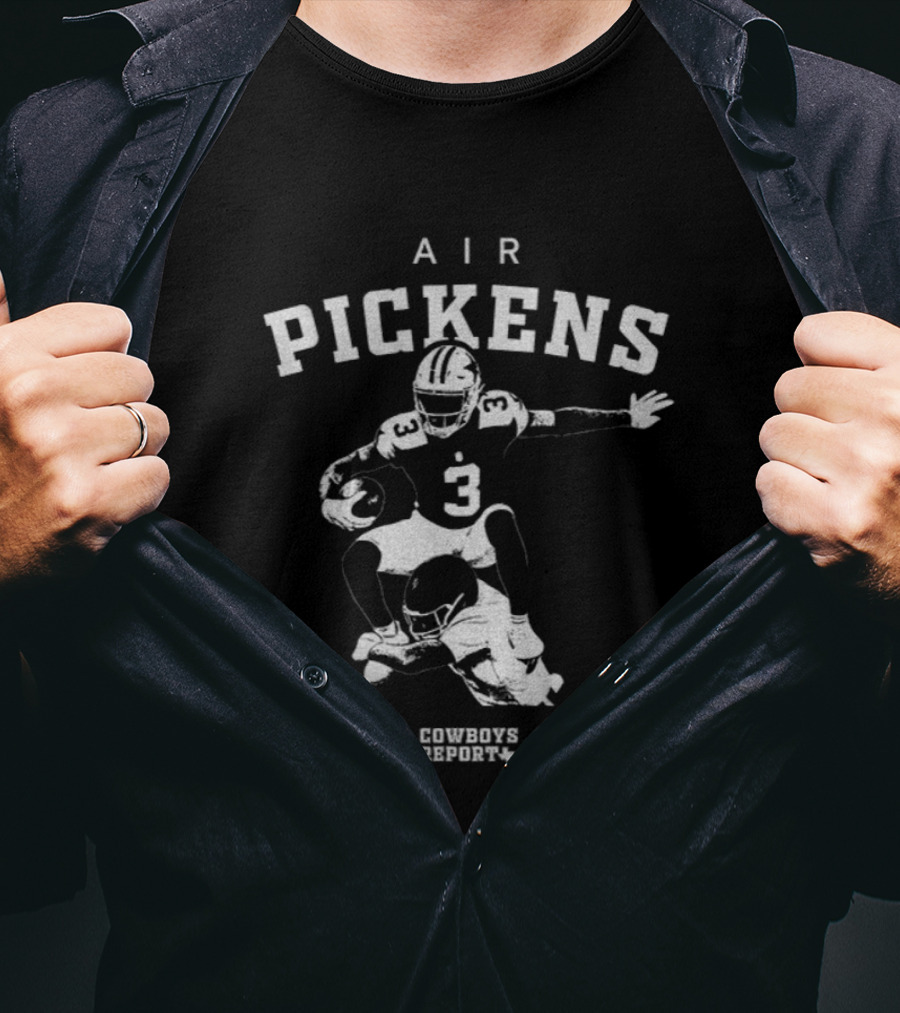 Air Pickens Cowboys Country Football 2025 Jump Over T-Shirt