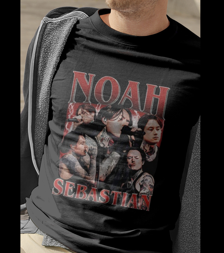 Noah Sebastian Vintage Collage Tattoo Concert Aesthetic T-Shirt