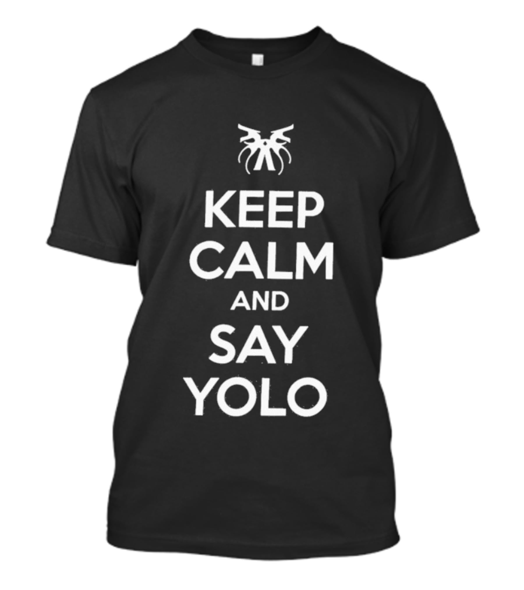 Shimmi Keep Calm And Say Yolo Dragon Symbol T-Shirt