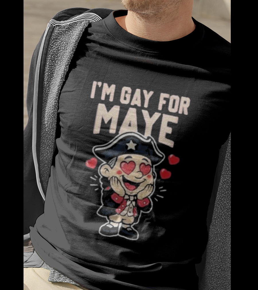 I’m Gay For Maye Captain Heart Eyes Graphic T-Shirt