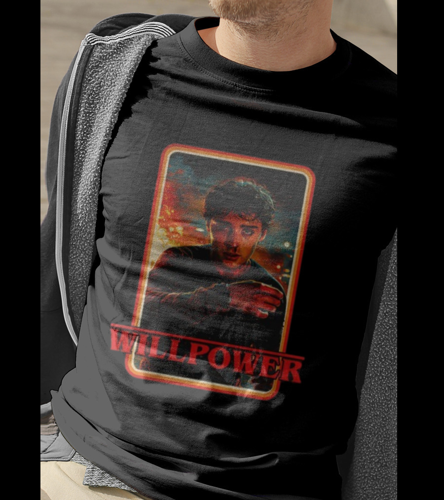 Willpower Stranger Things 5 Vintage Retro Style T-Shirt