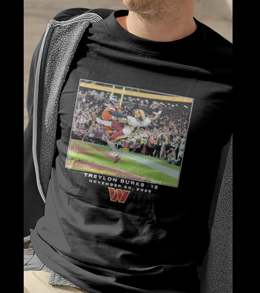 TREYLON BURKS 13 NOVEMBER 30 2025 WASHINGTON COMMANDERS NFL WEEK 13 T-Shirt