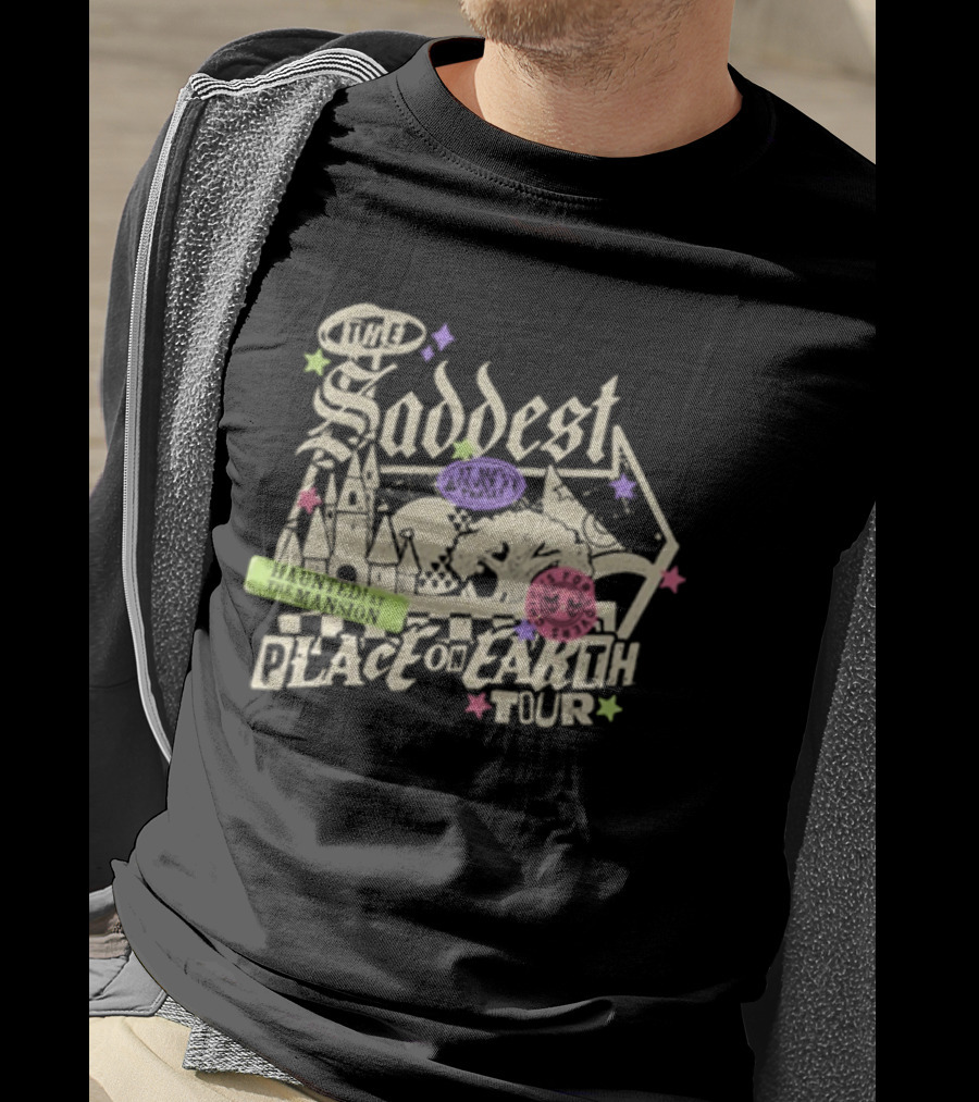 Saddest Haunted Mansion Place On Earth Tour T-Shirt