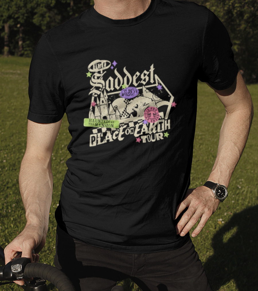 Saddest Haunted Mansion Place On Earth Tour T-Shirt
