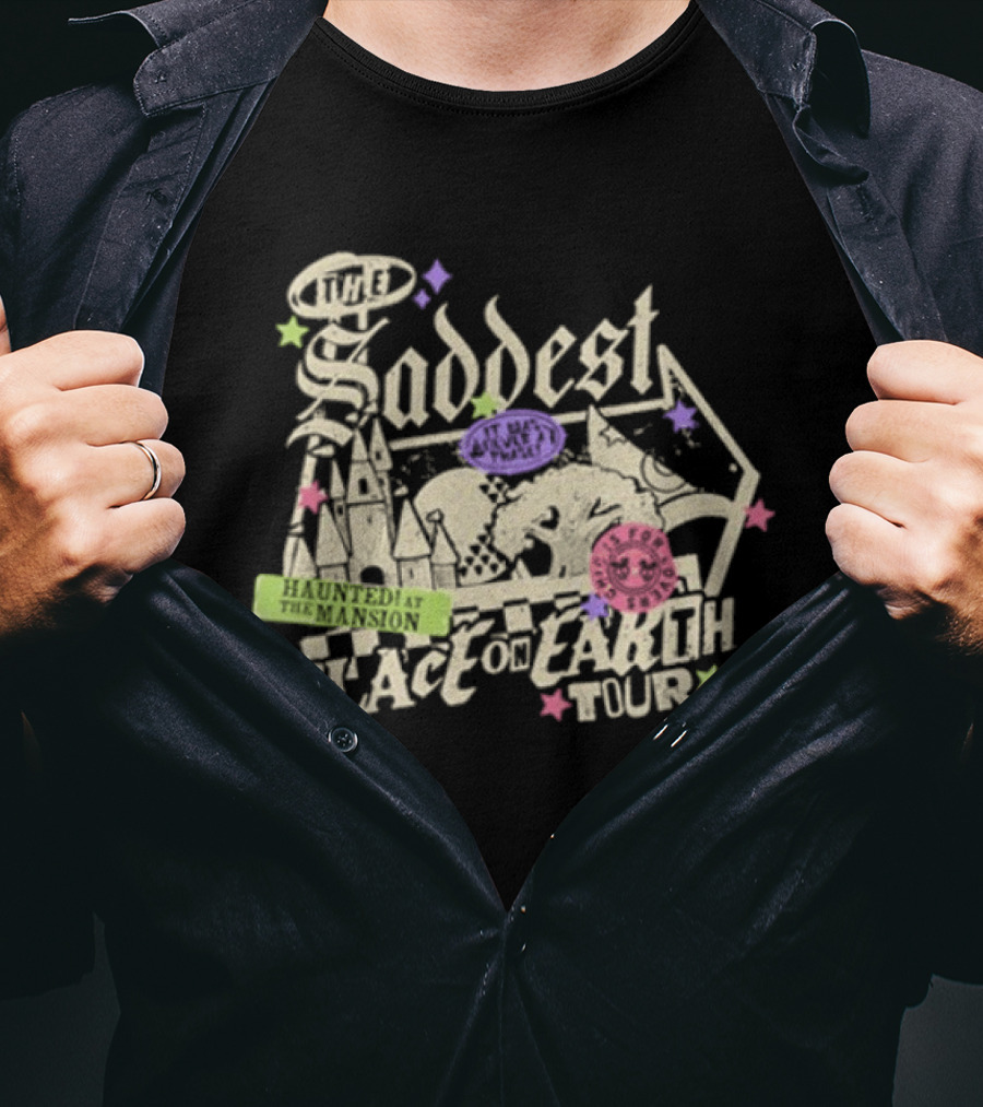 Saddest Haunted Mansion Place On Earth Tour T-Shirt