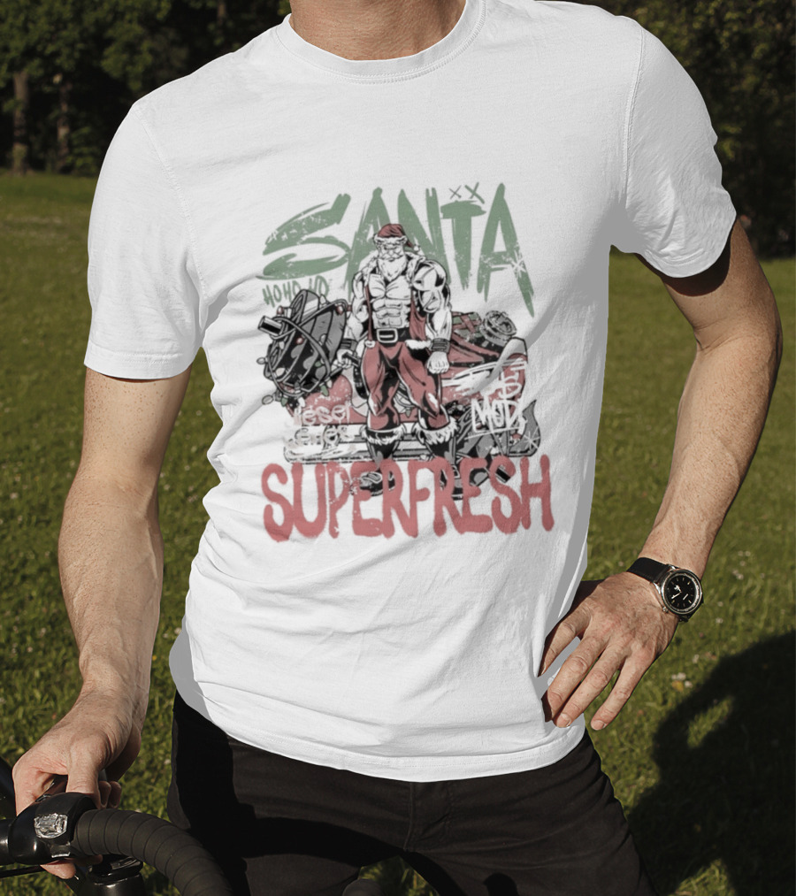 Santa Superfresh Ho Ho Ho Beast Mode T-Shirt