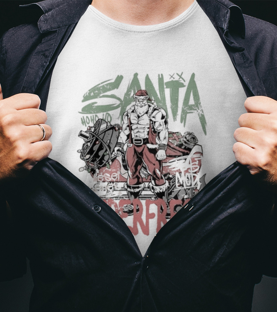 Santa Superfresh Ho Ho Ho Beast Mode T-Shirt