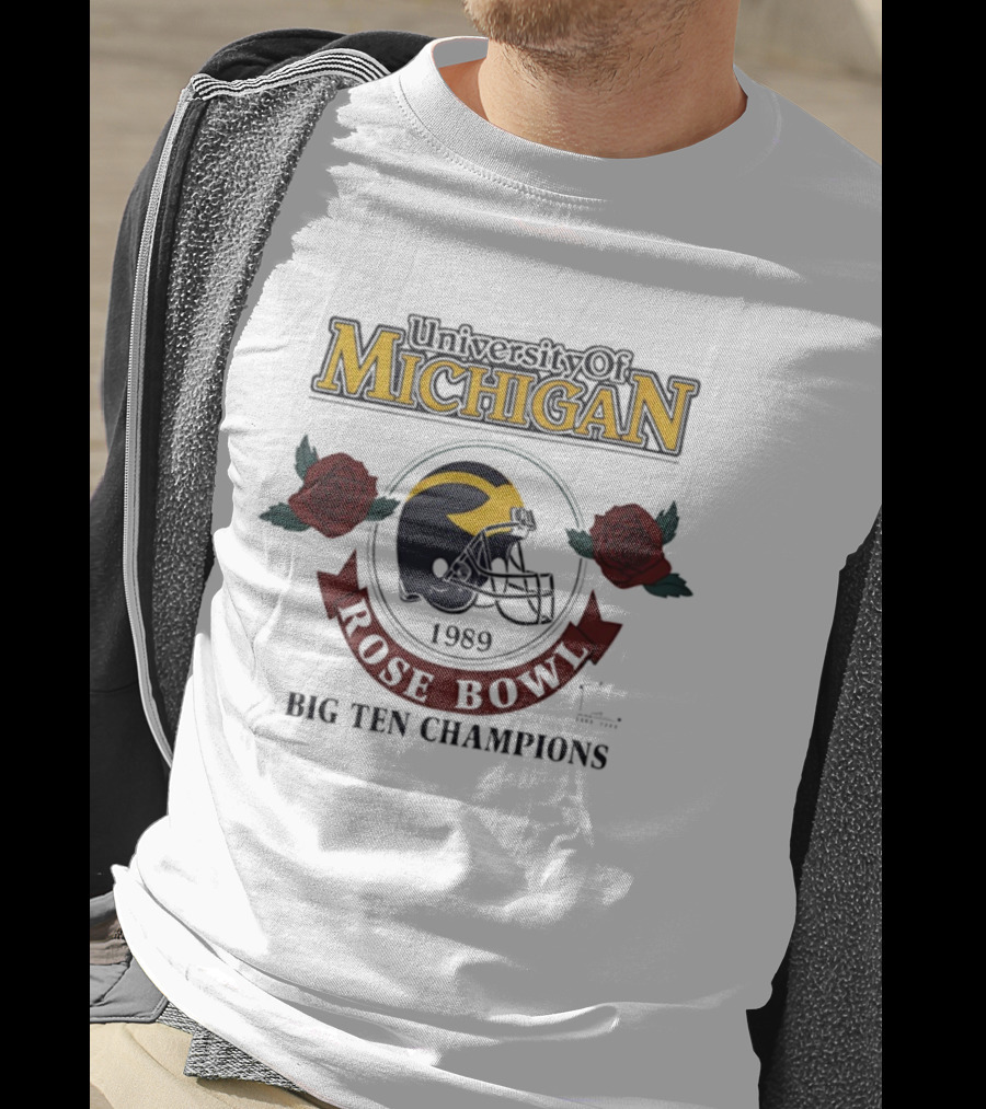 University Of Michigan Wolverines Rose Bowl Big Ten Champions T-Shirt