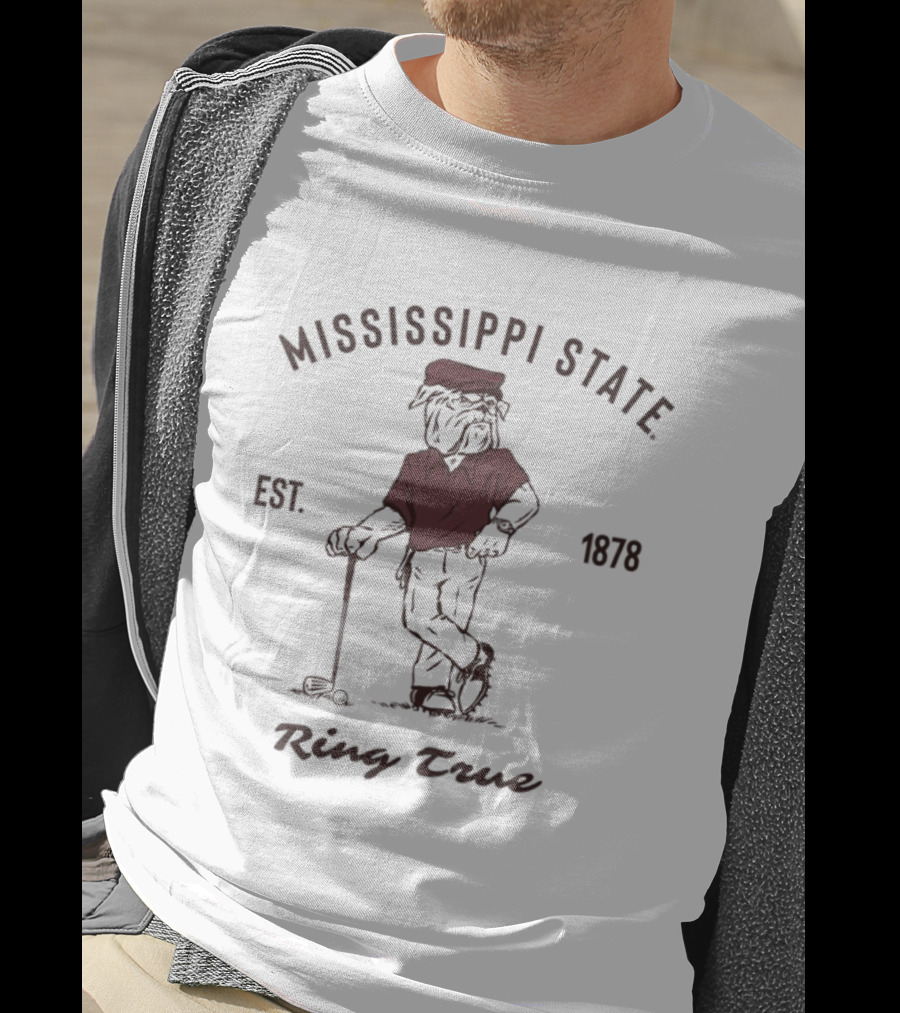 Mississippi State Ring True Bully Est 1878 Golfer T-Shirt
