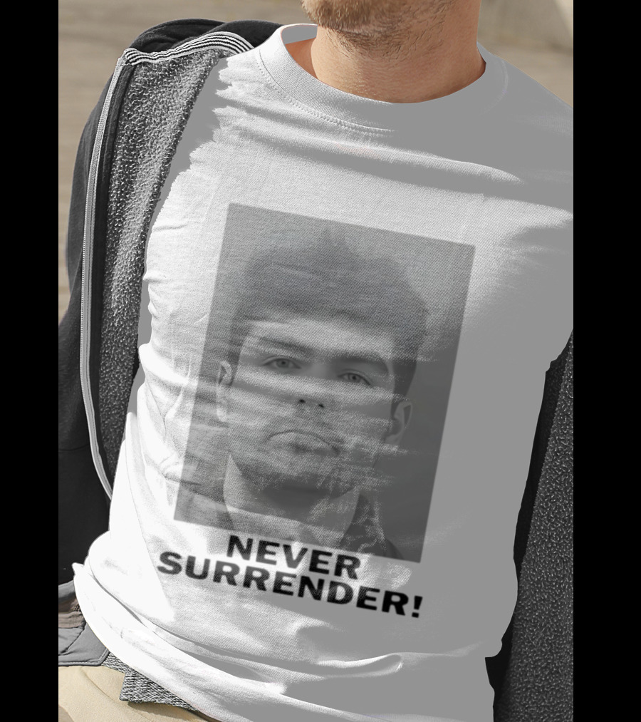 Never Surrender Nick Fuentes Photo T-Shirt