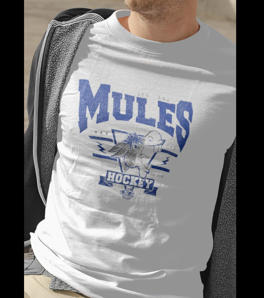 Syracuse Crunch Use Ana Mules Hockey Throwback New York T-Shirt