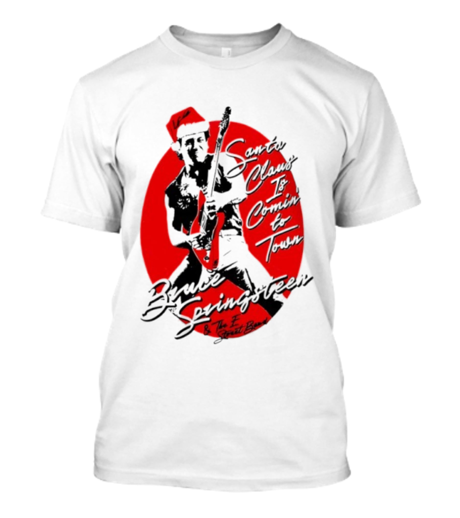 Bruce Springsteen Santa Claus Is Coming To Town E Street Band T-Shirt