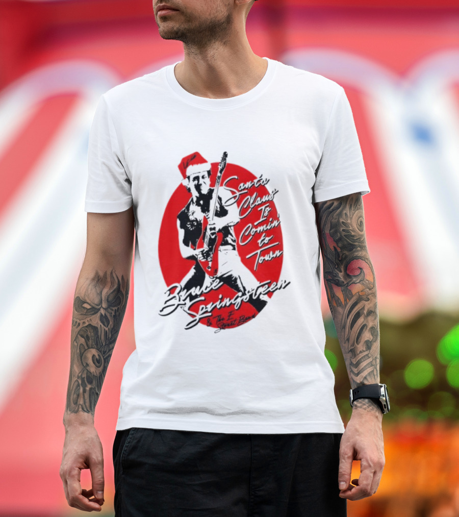 Bruce Springsteen Santa Claus Is Coming To Town E Street Band T-Shirt