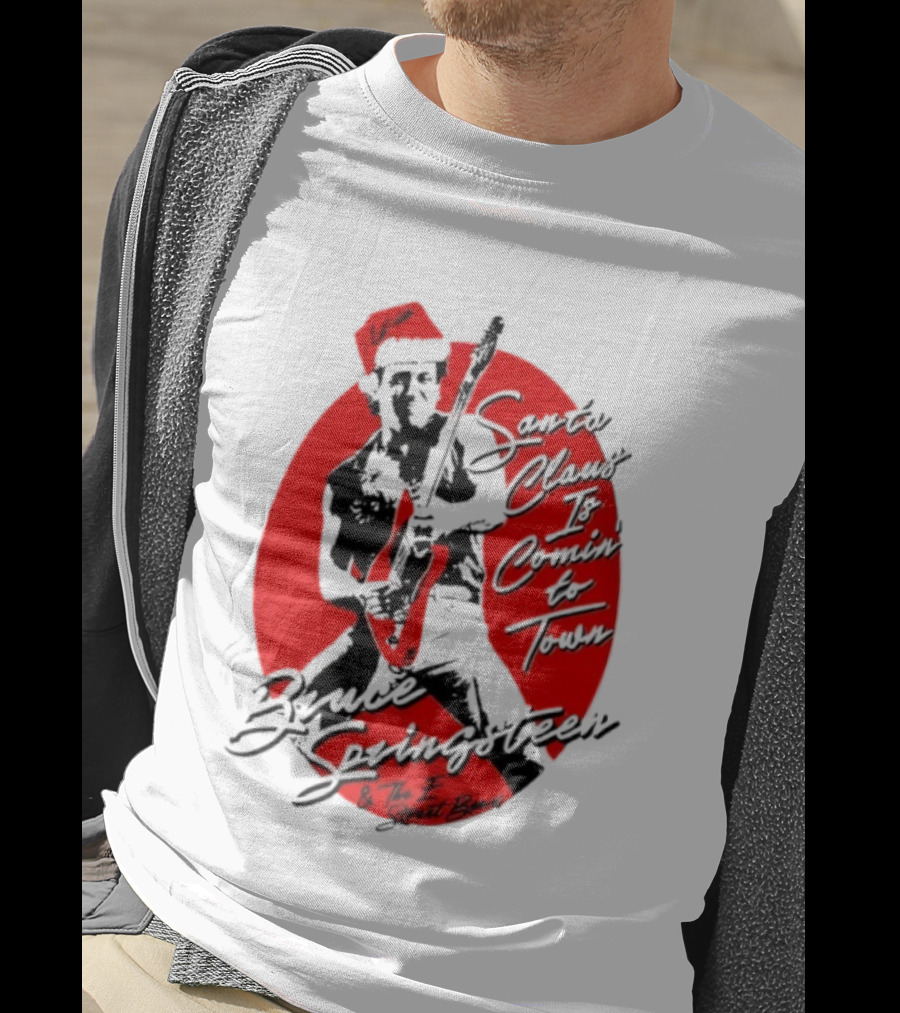 Bruce Springsteen Santa Claus Is Coming To Town E Street Band T-Shirt