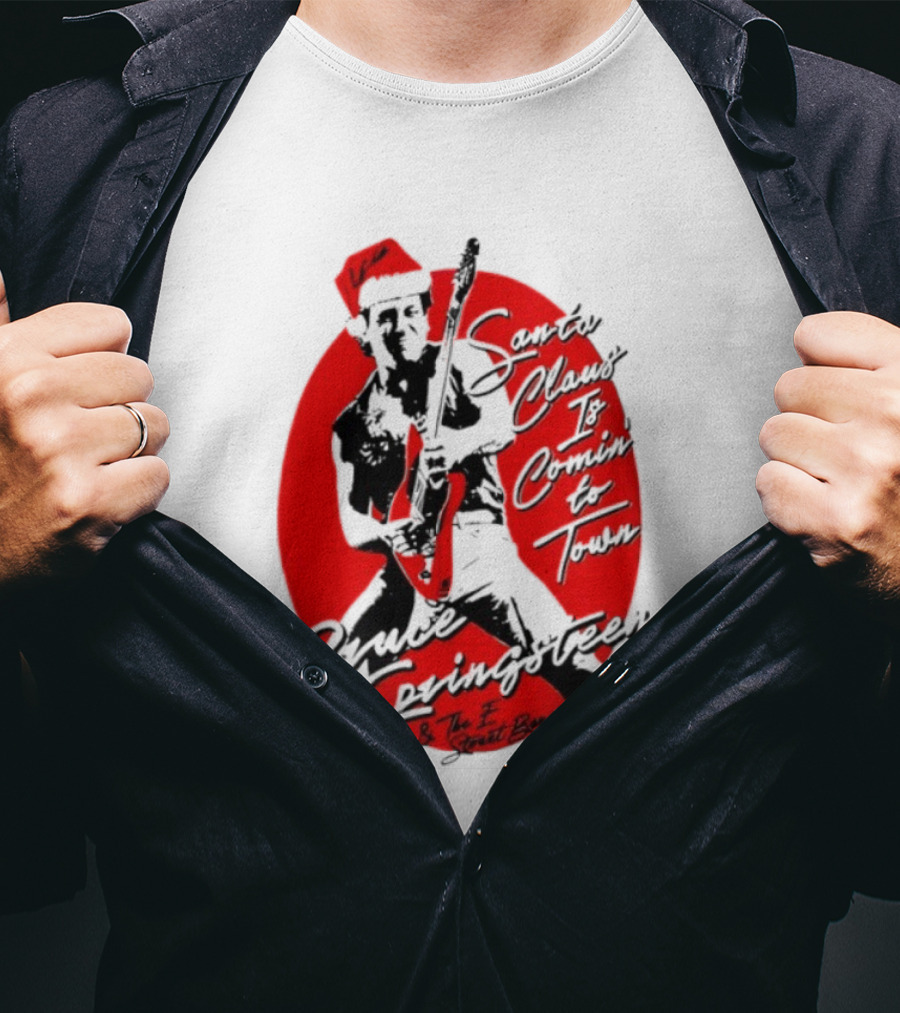 Bruce Springsteen Santa Claus Is Coming To Town E Street Band T-Shirt