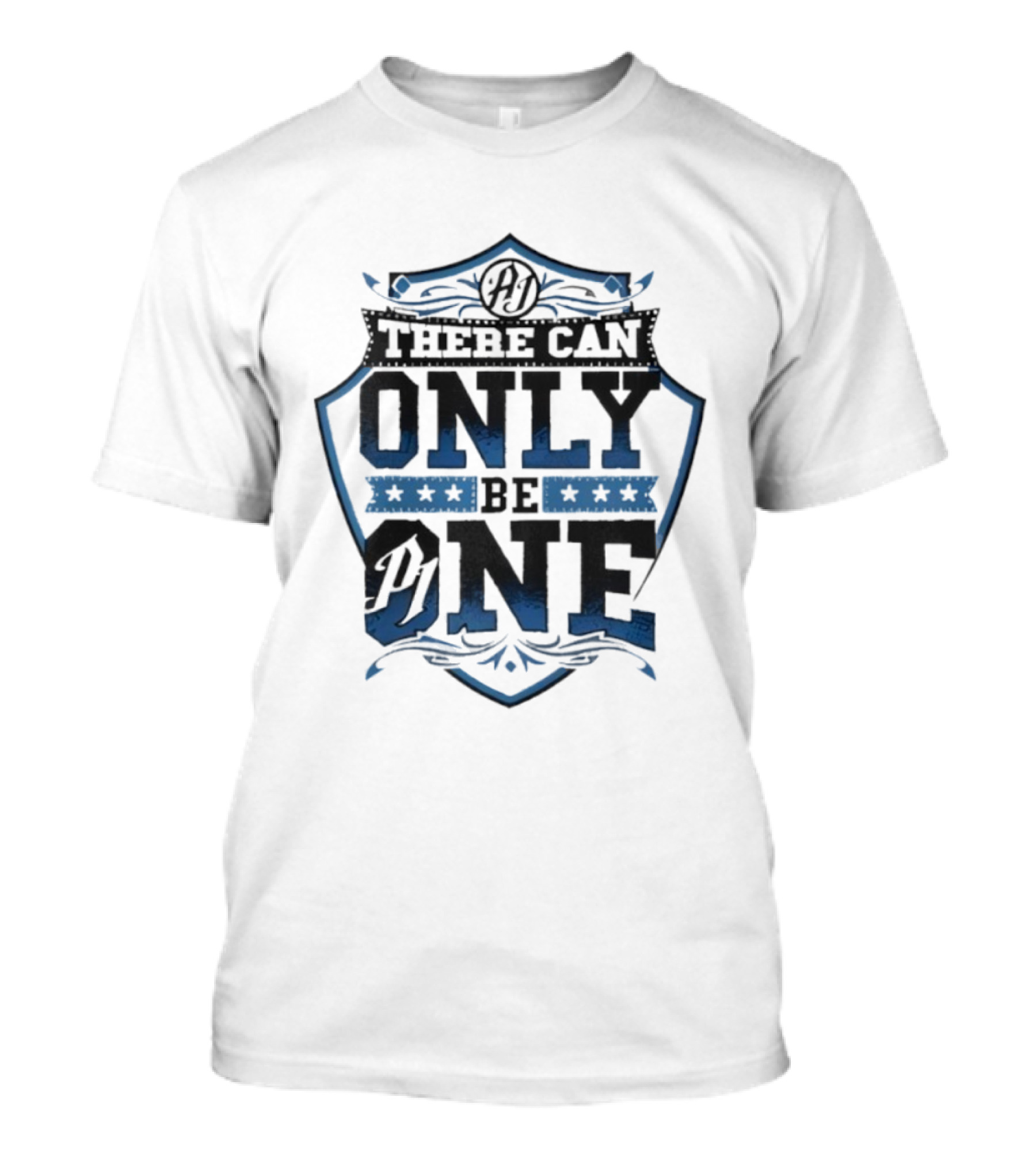 AJ Styles There Can Only Be One Shield Logo T-Shirt