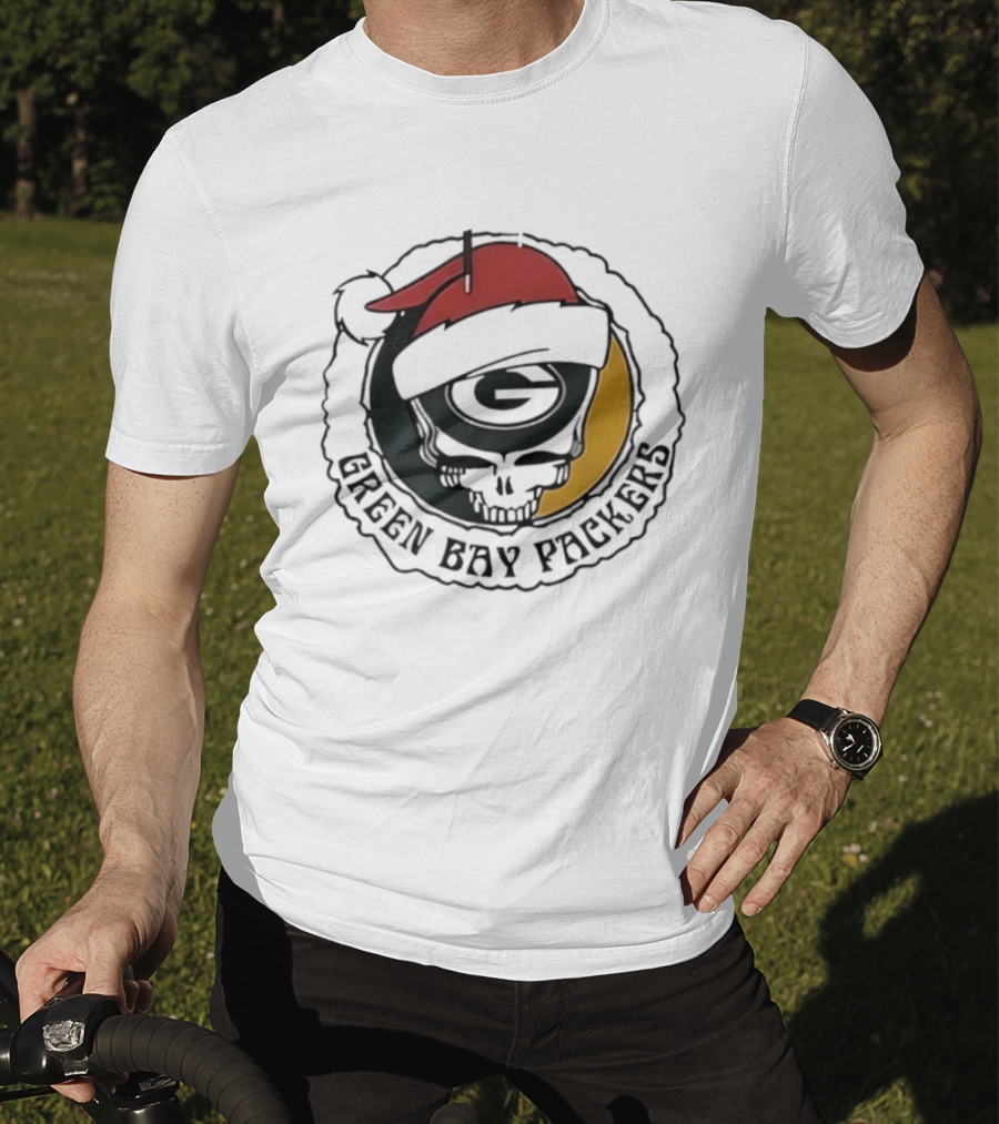 Green Bay Packers 60th Anniversary Grateful Dead Christmas Game Day T-Shirt