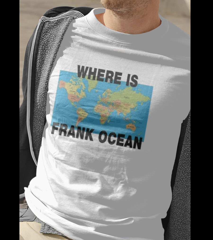 Where Is Frank Ocean World Map Search T-Shirt