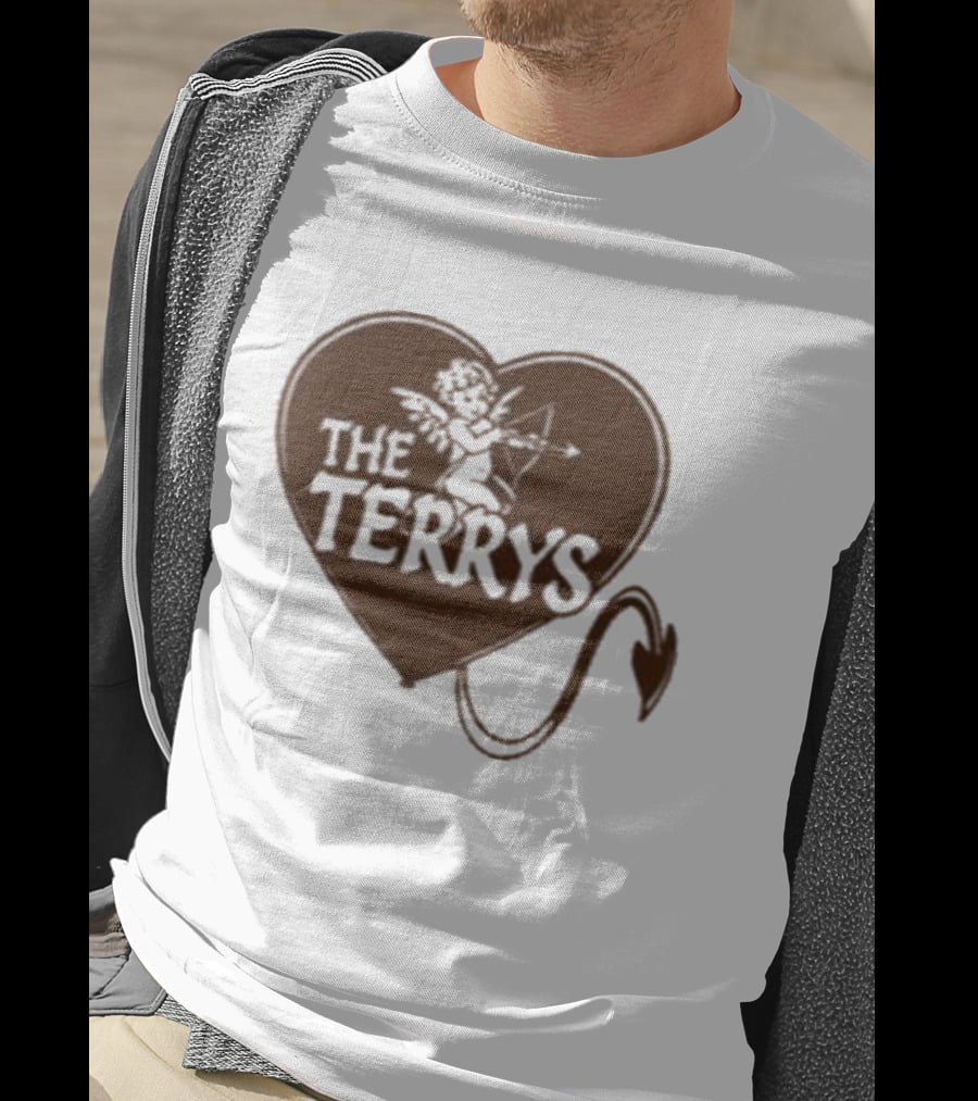 The Terrys Heart Rib Cupid Devil Tail T-Shirt