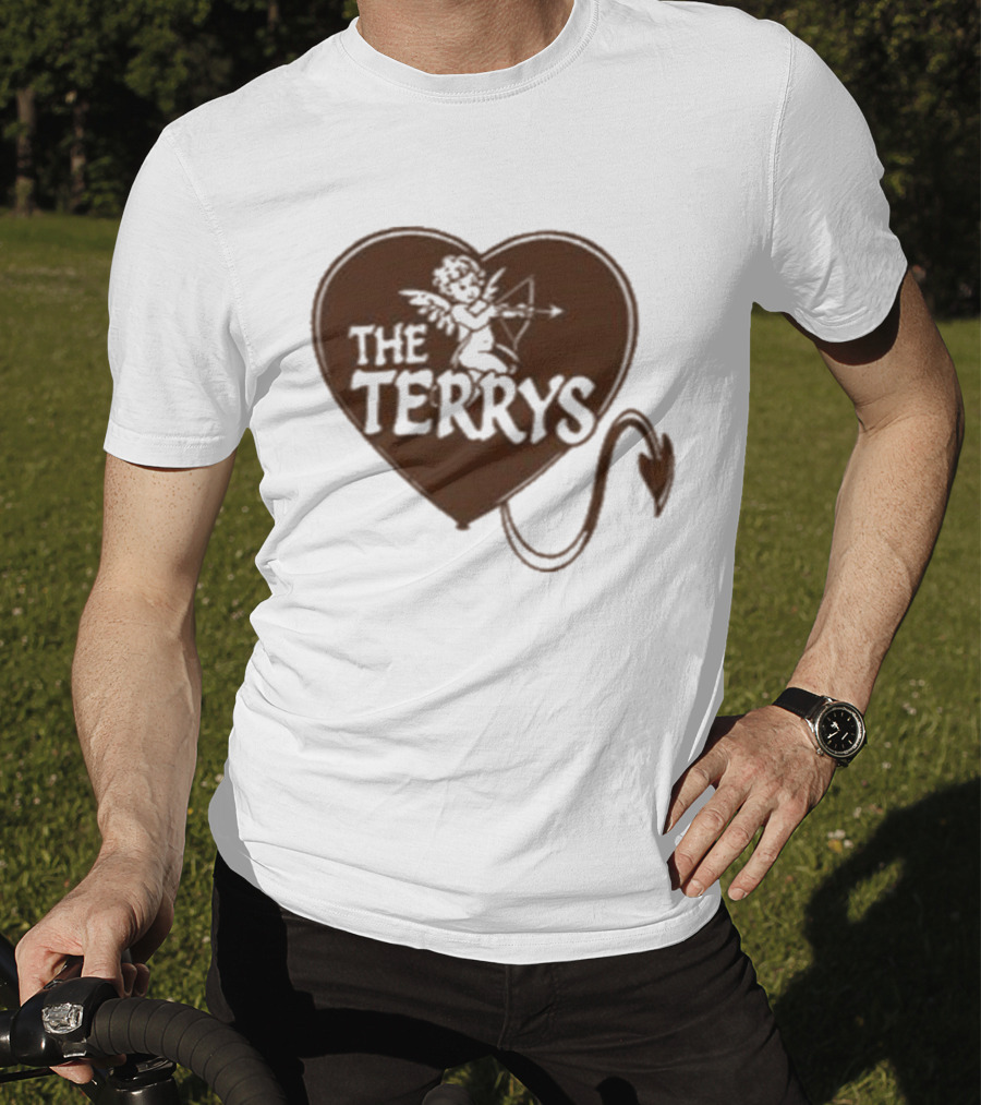 The Terrys Heart Rib Cupid Devil Tail T-Shirt