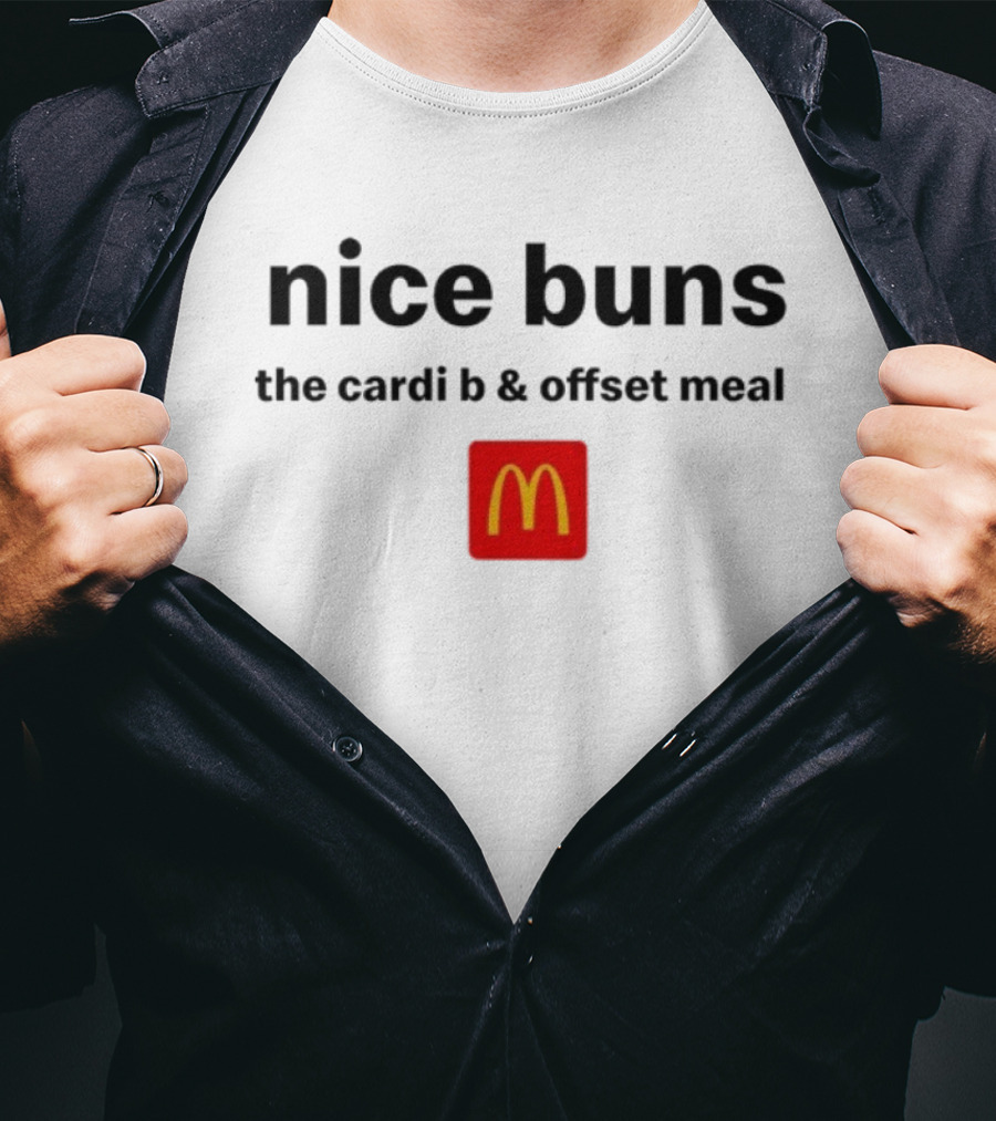 Nice Buns Cardi B Offset Meal McDonald’s Collaboration T-Shirt