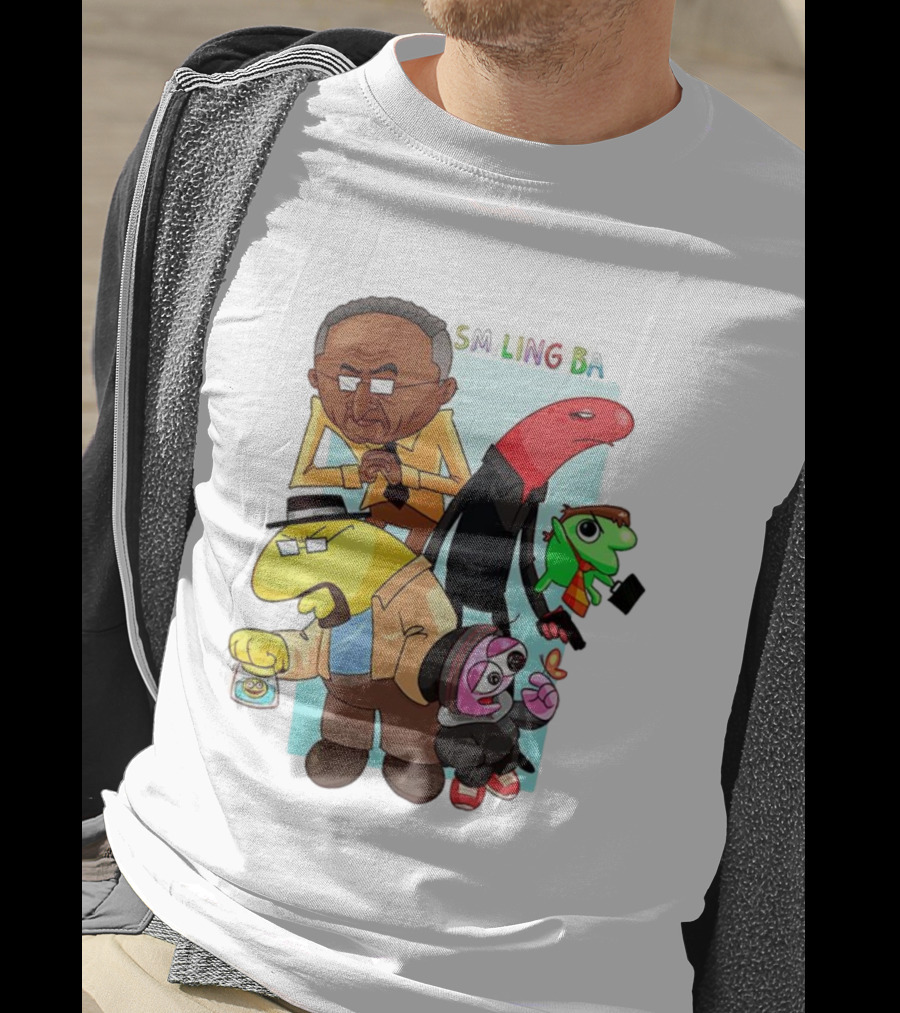 Smiling Bad Characters Friends Cartoon Style T-Shirt