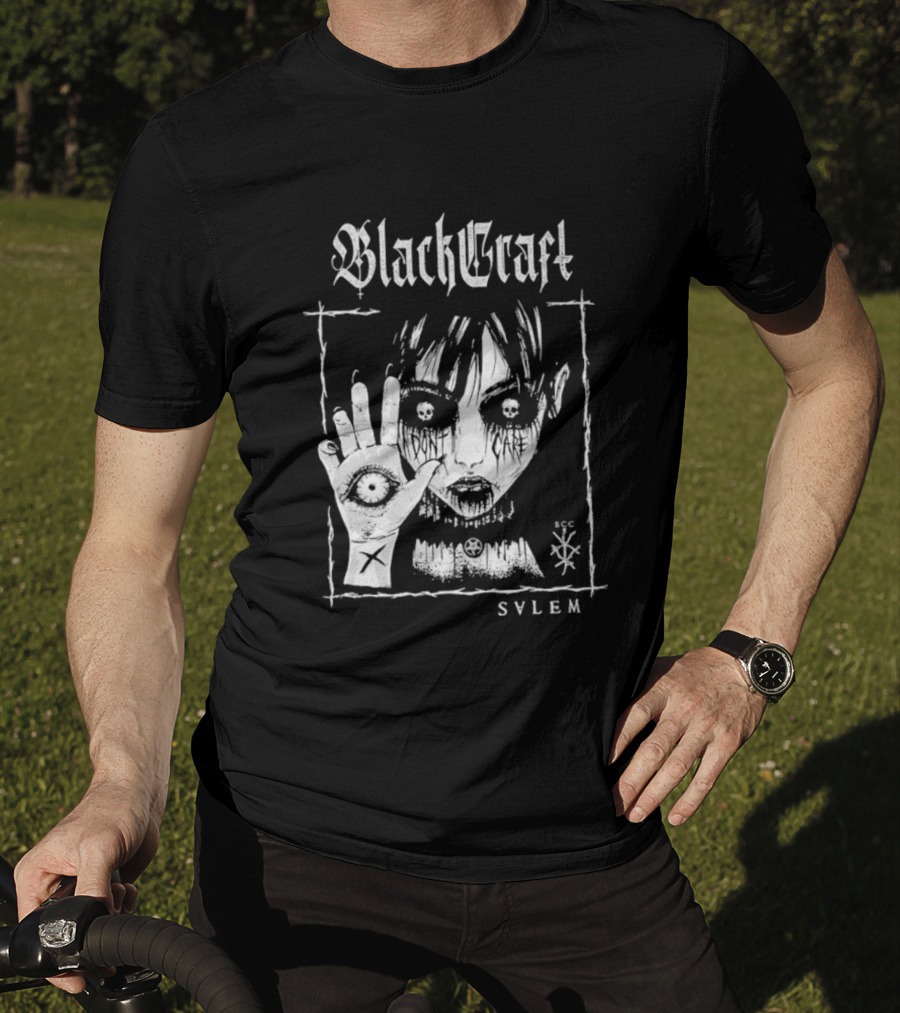 Blackcraft Cult Salem Anime Girl Goth Eye Symbol Mystical T-Shirt