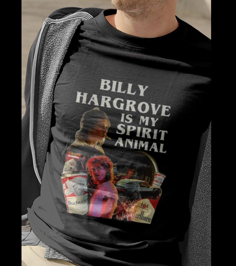 Billy Hargrove Is My Spirit Animal Budweiser Marlboro Tribute T-Shirt
